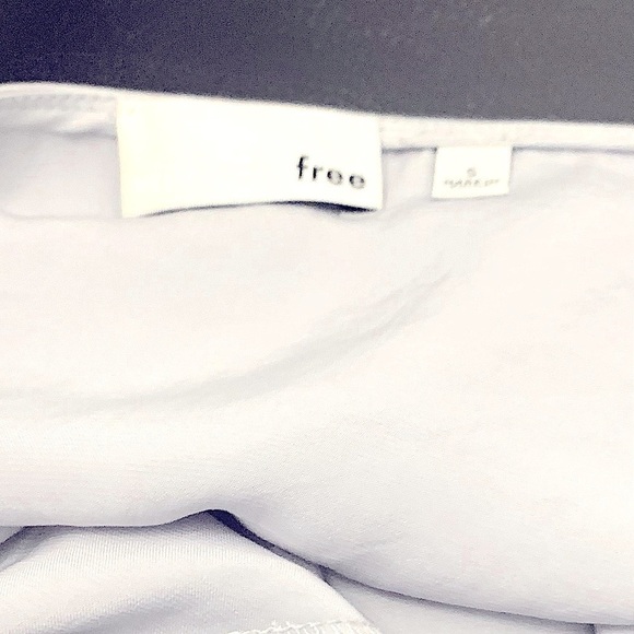 ARITZIA Wilfred Free Satin Whimsigoth Fairycore Camisole in Slivery Blue Size S - Picture 4 of 5